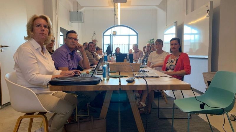 Mitglieder der Zukunftscluster SaxoCell & CurATime beim Vernetzungstreffen in Mainz