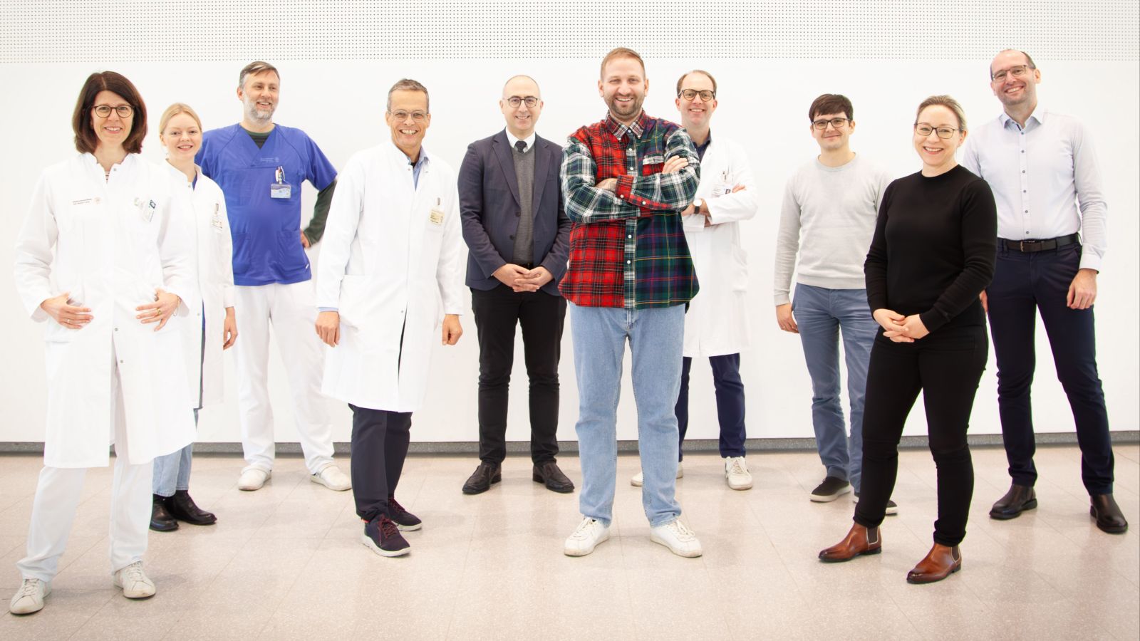 Gruppenfoto Team und Patient