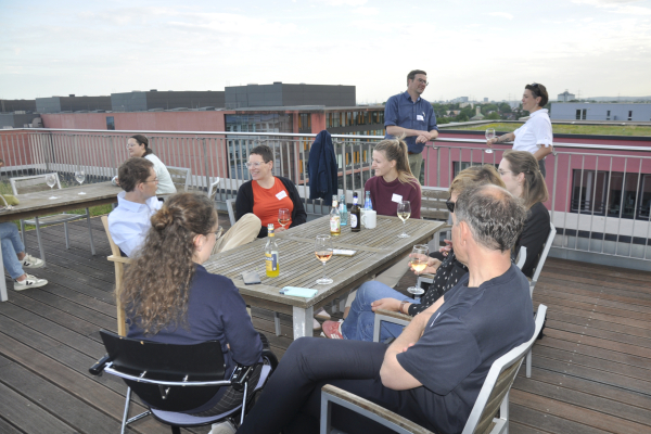 Netzwerken auf der Dachterrasse